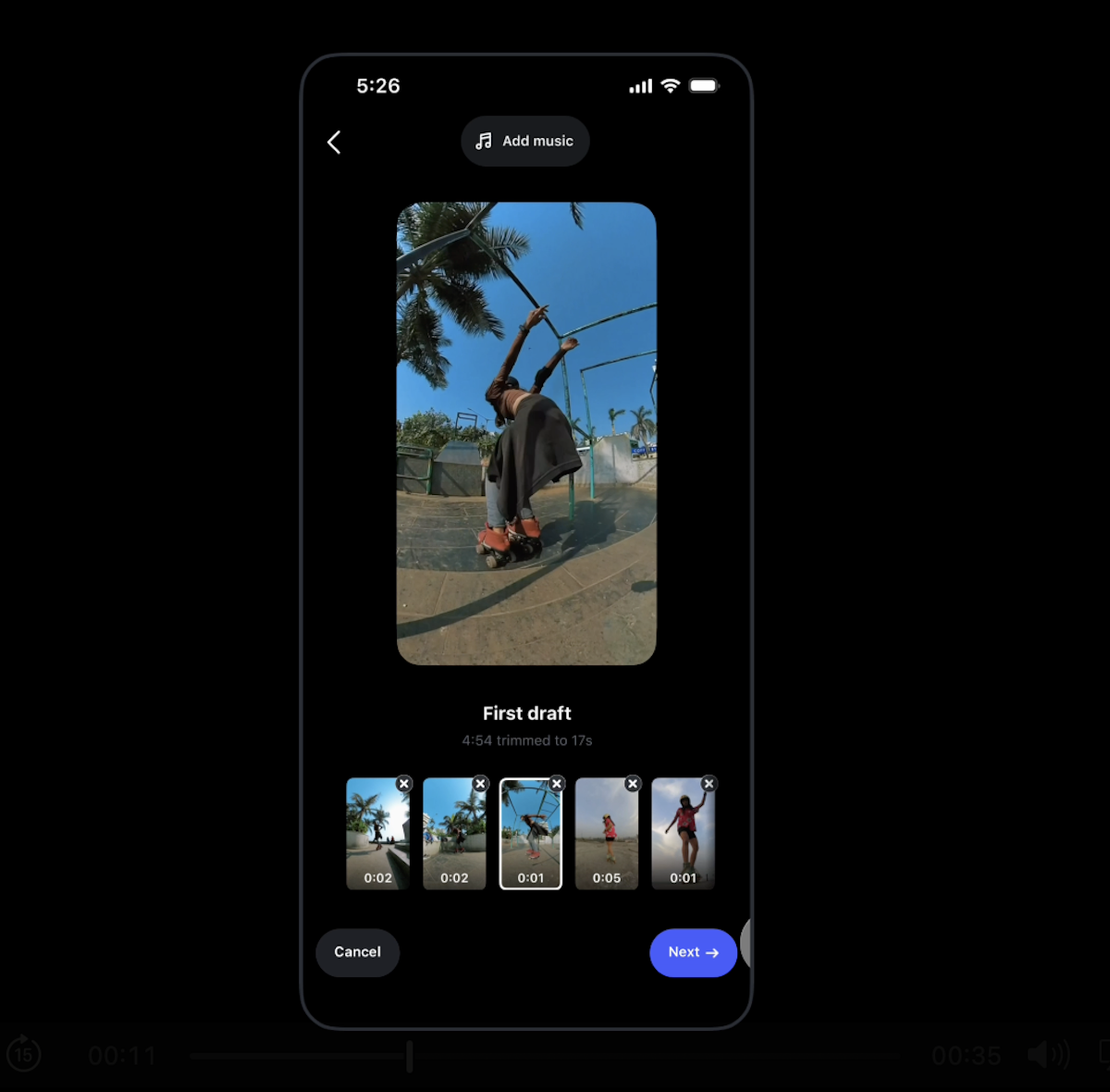 Instagram Automates Video Rough Cuts With First Draft Feature