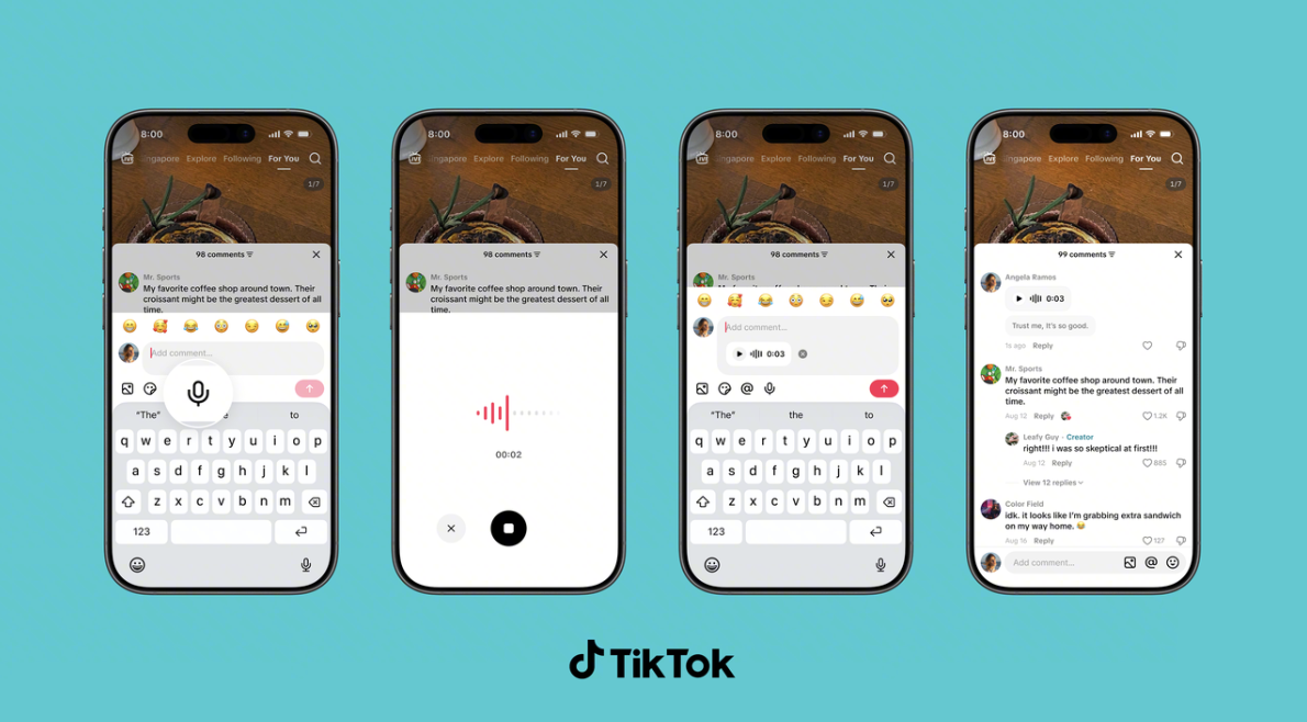TikTok Comments Get Voice Messages, Polls, and Photo Carousels